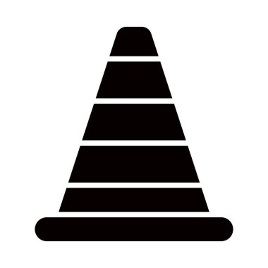 Kişisel ve Ticari Kullanım İçin Koni Vektörü Kabartma Simgesi