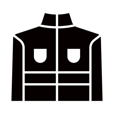 Kişisel ve Ticari Kullanım İçin Ceket Vektörü Kabartma Simgesi