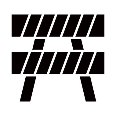 Kişisel ve Ticari Kullanım İçin Bariyer Vektör Kabartma Simgesi