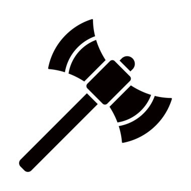 Kişisel ve ticari kullanım için Axe Vektör Glyph Simgesi