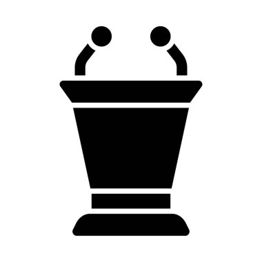 Kişisel ve ticari kullanım için Podyum Vektör Sembolü