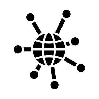 Kişisel ve Ticari Kullanım İçin İşbirliği Vektörü Glyph Simgesi