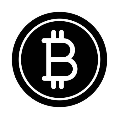 Kişisel ve Ticari Kullanım için Kripto Para Birimi Vektör Kabartma Simgesi