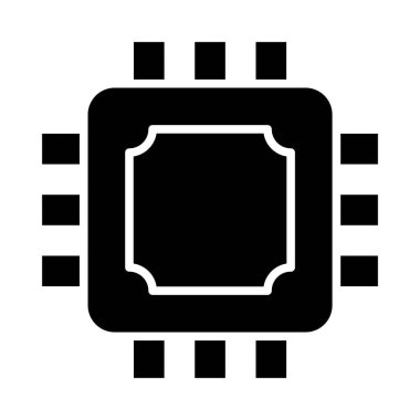 Kişisel ve Ticari Kullanım İçin Çip Vektörü Kabartma Simgesi