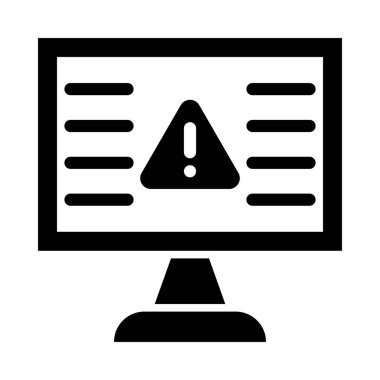 Kişisel ve Ticari Kullanım için Uyarı Vektörü Kabartma Simgesi