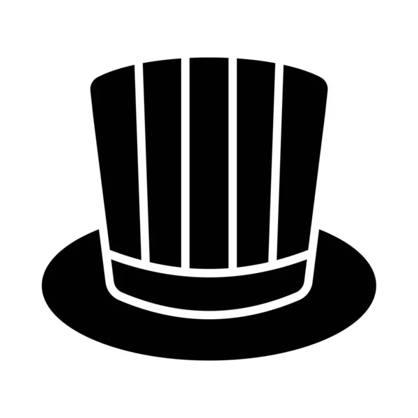 Hat Vector Glyph Icono Para Uso Personal Comercial — Vector de stock