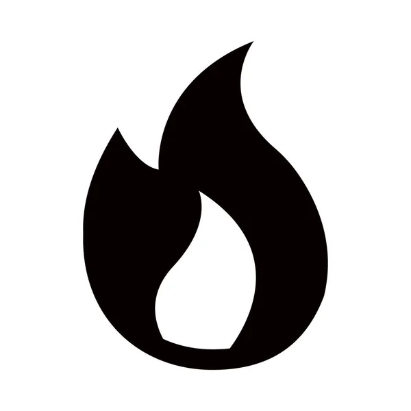 Fire Vector Glyph Ikona Pro Osobní Komerční Použití — Stockový vektor