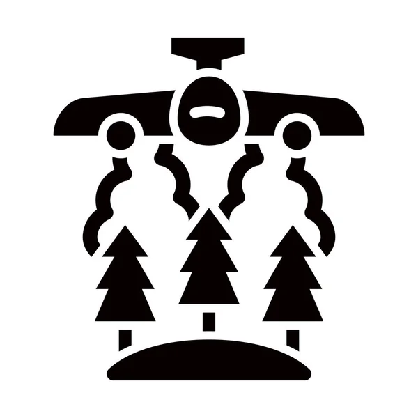 Plane Vector Glyph Icon Für Den Persönlichen Und Kommerziellen Gebrauch — Stockvektor