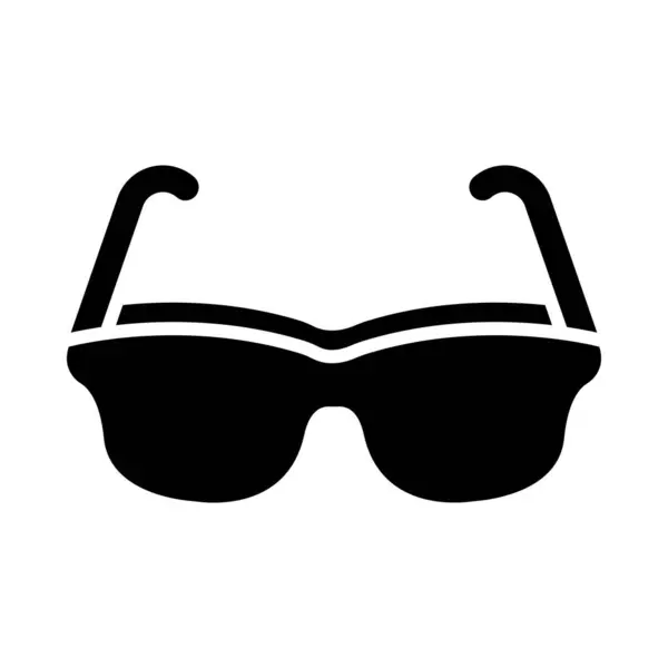Kişisel Ticari Kullanım Için Gözlük Vektörü Glyph Simgesi — Stok Vektör