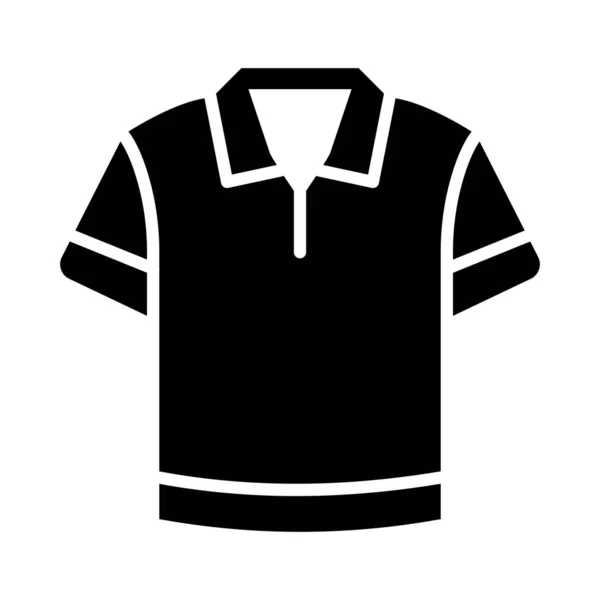 Camisa Vector Glyph Ícone Para Uso Pessoal Comercial — Vetor de Stock