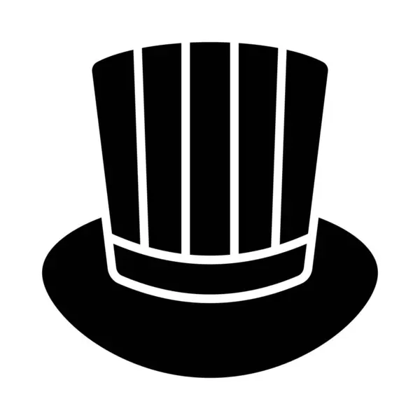 Hat Vector Glyph Icono Para Uso Personal Comercial — Vector de stock