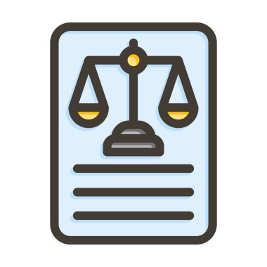 Kişisel ve Ticari Kullanım İçin Renk Simgesi Doldurulmuş Düzenleme Vektörü Kalın Çizgisi