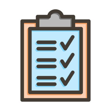 Kişisel ve ticari kullanım için Renk Simgesi Doldurulmuş Vektör Kalın Satırı Yapılacak