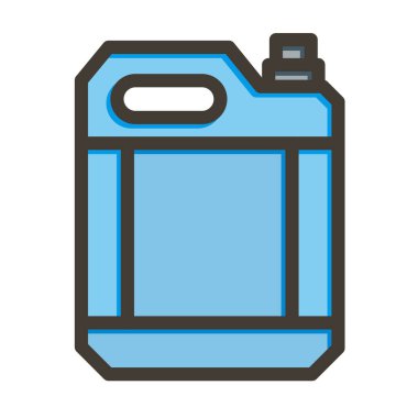 Kişisel ve ticari kullanım için Renk Simgesi Doldurulmuş Vektör Kalın Çizgisi