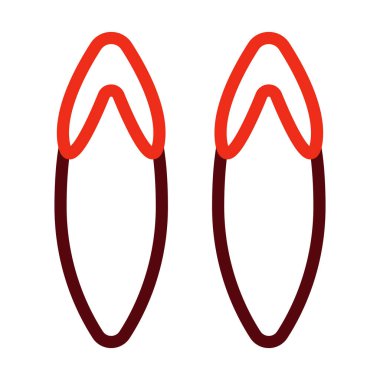 Wolfberry Vector Kalın Çizgi Kişisel ve Ticari Kullanım İçin İki Renk Simgesi