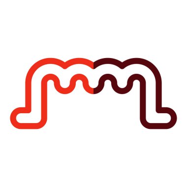 Kişisel ve Ticari Kullanım İçin İndüktör Vektör Kalın Çizgi İki Renk Simgeleri