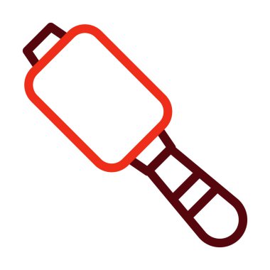 Lint Roller Vector Kalın Çizgi Kişisel ve Ticari Kullanım İçin İki Renk Simgesi