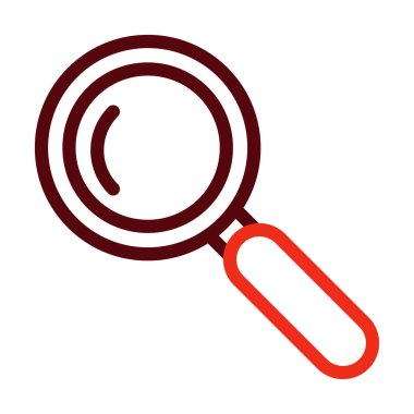 Kişisel ve ticari kullanım için Kalın Satır İki Renk Simgelerini Ara