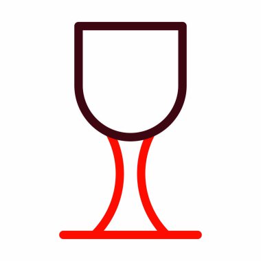 Kişisel ve ticari kullanım için Vektör Kalın Çizgisi İki Renk Simgesi İç