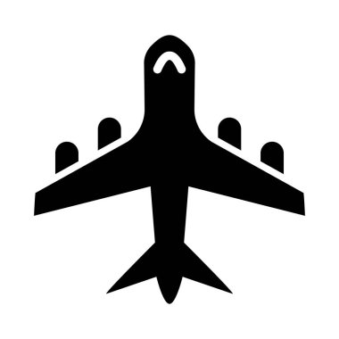 Kişisel ve ticari kullanım için Uçak Vektörü Kabartma Simgesi
