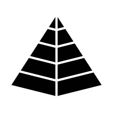 Kişisel ve Ticari Kullanım için Piramit Vektörü Kabartma Simgesi