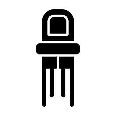 Kişisel ve ticari kullanım için Bebek Sandalyesi Vektörü Kabartma Simgesi