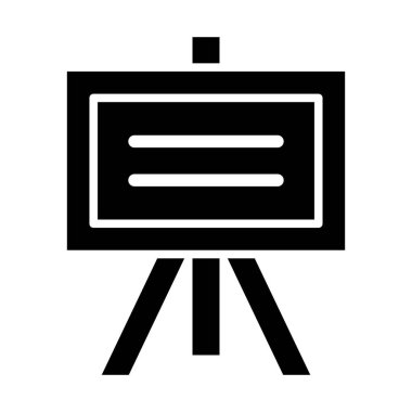 Kişisel ve Ticari Kullanım İçin Tebeşir Tahtası Vektör Kabartma Simgesi