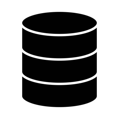 Kişisel ve Ticari Kullanım için Veritabanı Vektörü Kabartma Simgesi