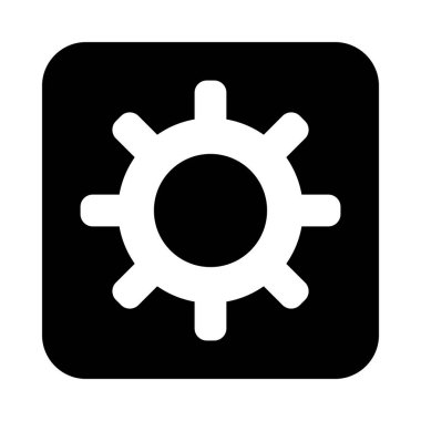 Kişisel ve Ticari Kullanım için Uygulama Ayarları Vektör Kabartma Simgesi