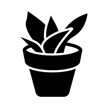 Yılan Bitkisi Vektör Sembolü Kişisel ve Ticari Kullanım İçin