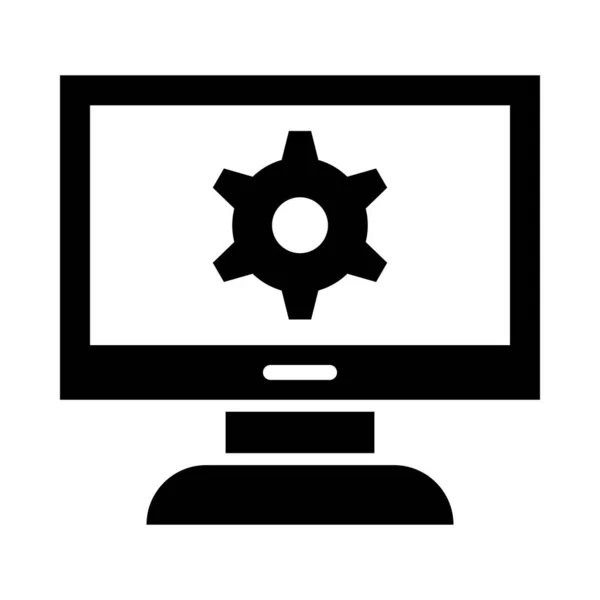 Software Vector Glyph Icon Für Den Persönlichen Und Kommerziellen Gebrauch — Stockvektor
