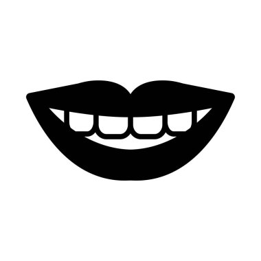 Kişisel ve ticari kullanım için Gülen Vektör Kabartma Simgesi