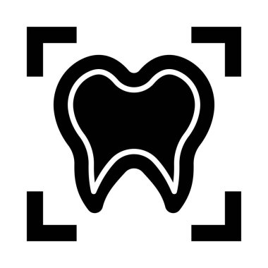 Kişisel ve ticari kullanım için X Ray Vector Glyph Simgesi