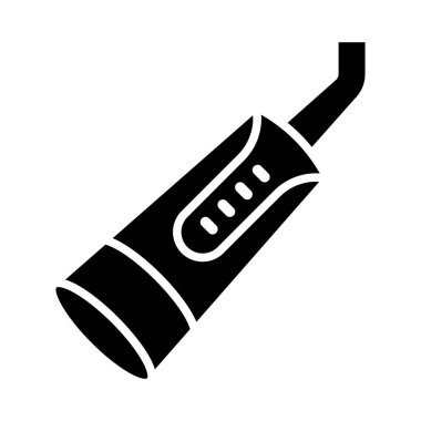 Kişisel ve Ticari Kullanım İçin Diş Sulama Vektörü Glyph Simgesi