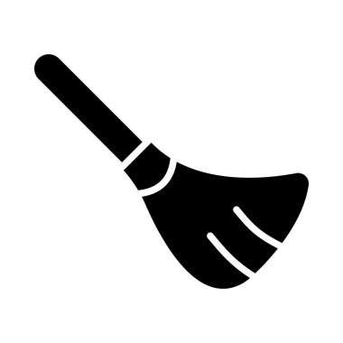 Kişisel ve ticari kullanım için Süpürge Vektörü Kabartma Simgesi