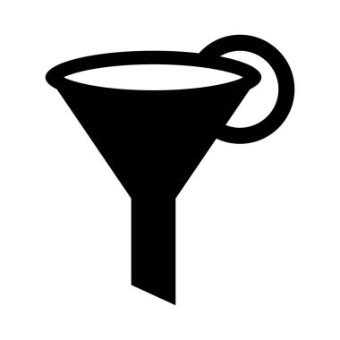 Kişisel ve Ticari Kullanım İçin Huni Vektör Kabartma Simgesi