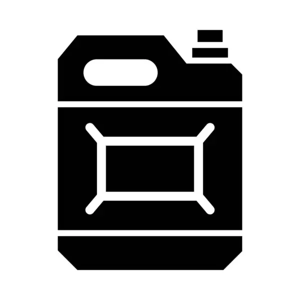 Kanister Vector Glyph Icon Für Den Persönlichen Und Kommerziellen Gebrauch — Stockvektor