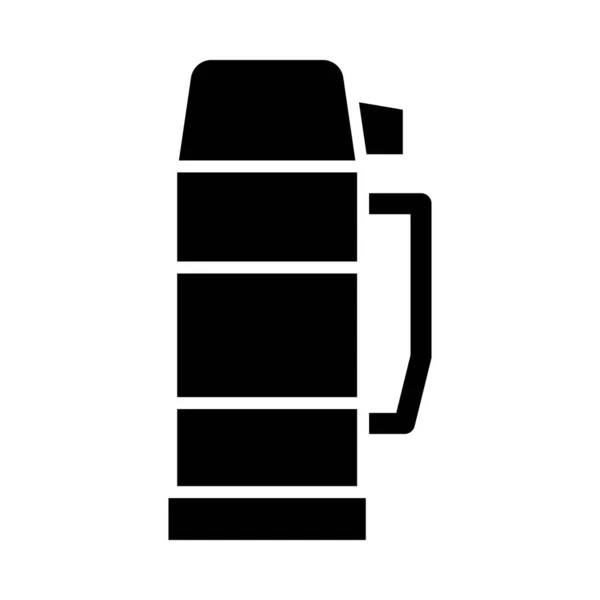 Thermos Vector Glyph Icon Für Den Persönlichen Und Kommerziellen Gebrauch — Stockvektor