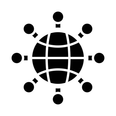 Kişisel ve Ticari Kullanım için Ağ Vektörü Kabartma Simgesi