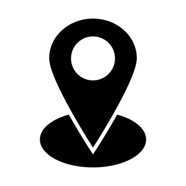 Kişisel ve ticari kullanım için konum vektörü kabartma simgesi