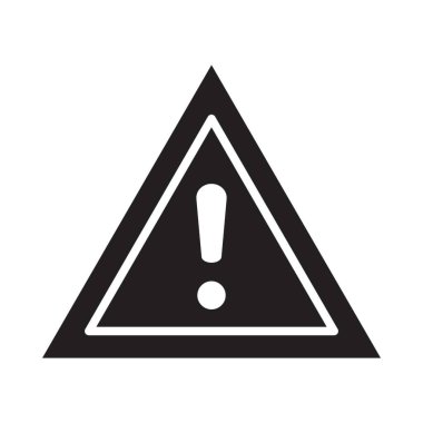 Kişisel ve Ticari Kullanım için Uyarı Vektörü Kabartma Simgesi