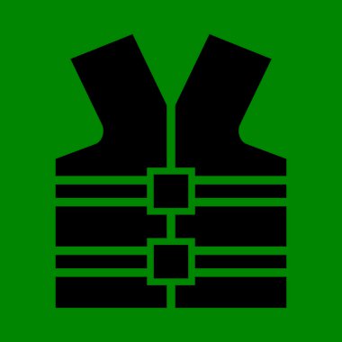 Kişisel ve ticari kullanım için Can Yelekli Vektör Kabartma Simgesi