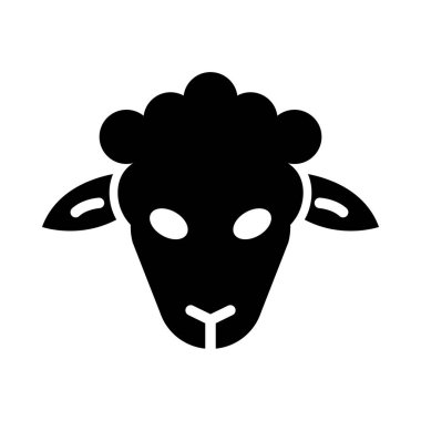 Kişisel ve Ticari Kullanım İçin Kuzu Vektörü Kabartma Simgesi