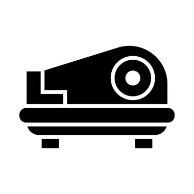 Kişisel ve ticari kullanım için Tavuk Dilimleyici Vektör Kabartma Simgesi