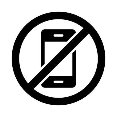 Kişisel ve ticari kullanım için Telefon Vektörü Kabartma Simgesi Yok