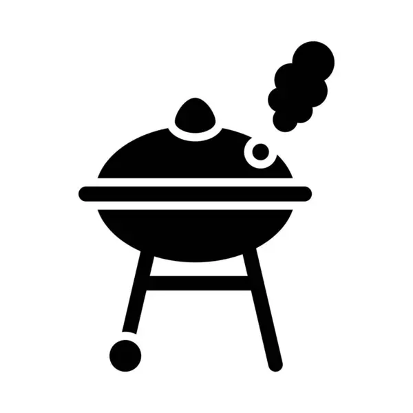 Smokehouse Vector Glyph Icono Para Uso Personal Comercial — Vector de stock