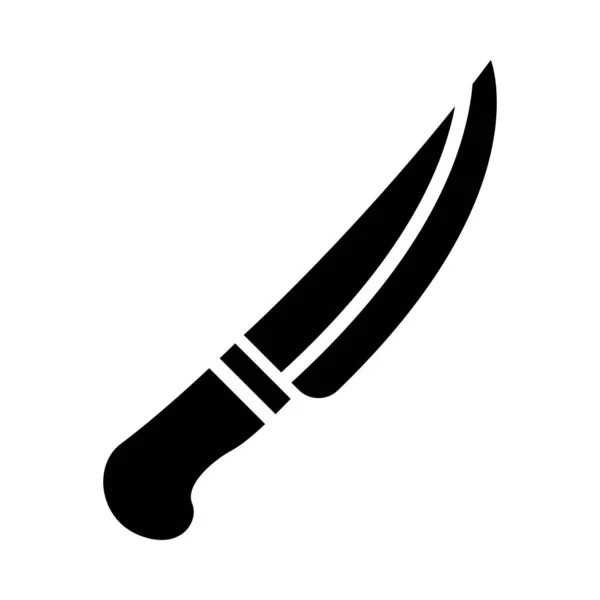 Nože Vector Glyph Icon Pro Osobní Komerční Použití — Stockový vektor