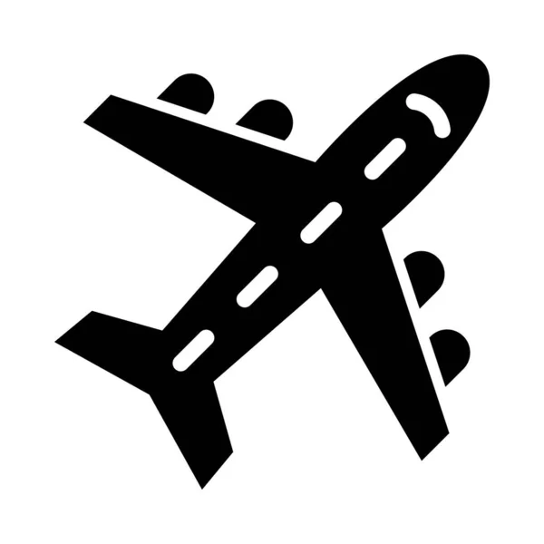 Flight Vector Glyph Icon Für Den Persönlichen Und Kommerziellen Gebrauch — Stockvektor
