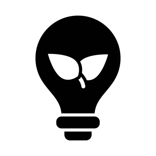 Grüne Energie Vector Glyph Icon Für Den Persönlichen Und Kommerziellen — Stockvektor