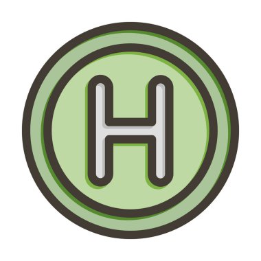 Hedgetrade Vektör Kalın Çizgisi Kişisel ve Ticari Kullanım için Renk Simgesi Dolduruldu